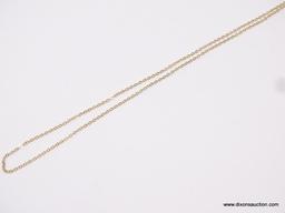 14KT YELLOW GOLD LADIES 20" PEARLS NECKLACE, 4.4 GMS