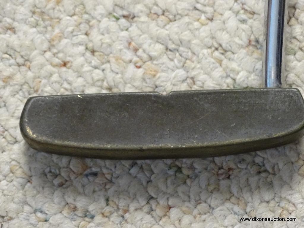 (GR) TZ PUTTER HEAD WITH PRECISION BALANCE. MADE IN THE USA. SHAFT IS DAMAGED