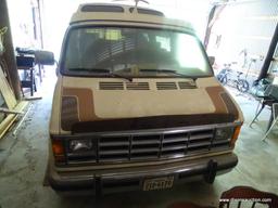 (GAR) VAN; 1987 DODGE RAM 250 VAN "CUSTOM". INTERIOR IS IN VERY GOOD CONDITION AND THE PAINT IS ALSO