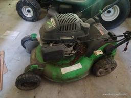 (SHED 1) LAWN-BOY PUSH MOWER. SERIAL #250003069. HAS BAGGER ATTACHMENT.