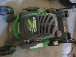 (SHED 1) LAWN-BOY PUSH MOWER. SERIAL #250003069. HAS BAGGER ATTACHMENT.