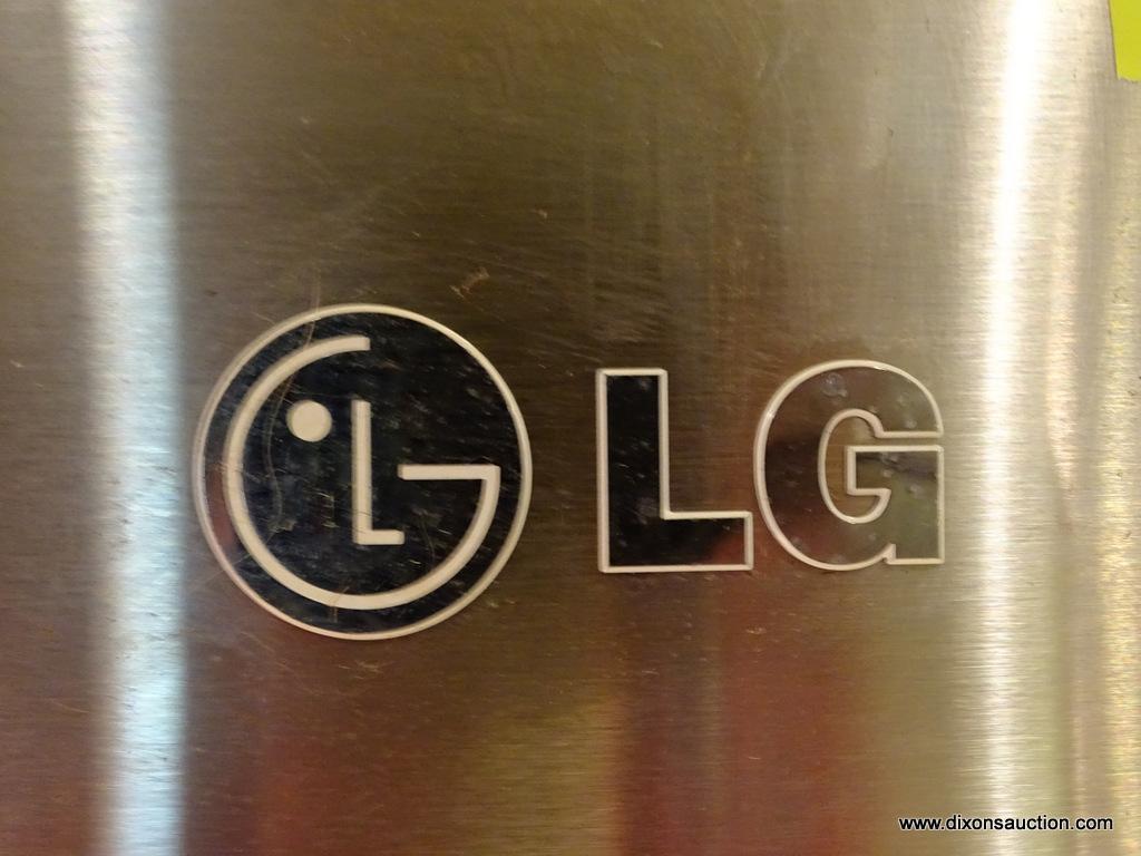 (B) LG FRENCH DOOR REFRIGERATOR; MODEL# LFX25991ST/05, MFGD 07/2013, COMPLETE WITH OWNER'S MANUAL