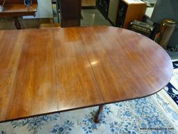 (R1) VIRGINIA GALLERIES HENKEL HARRIS FINE FURNITURE SOLID WILD BLACK CHERRY DINING ROOM TABLE WITH