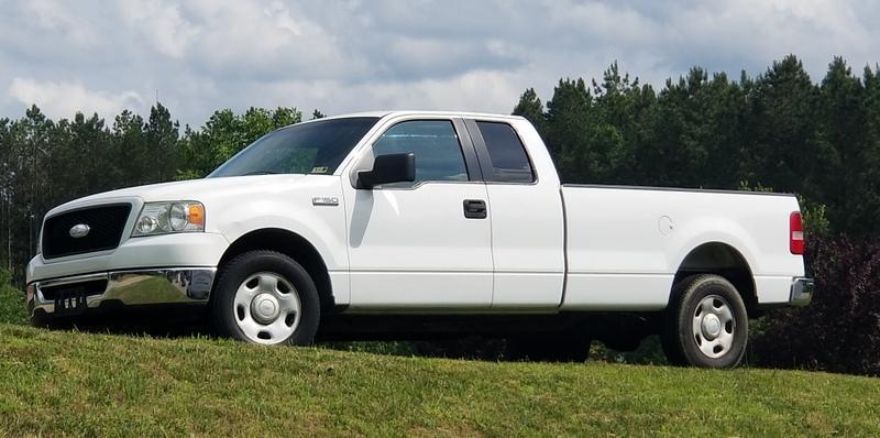 2006 FORD F-150 PICKUP TRUCK XLT 5.4 L. 3V TRITON 8 CYLINDER ENGINE, EXTENDED CAB WITH ACCESS DOOR