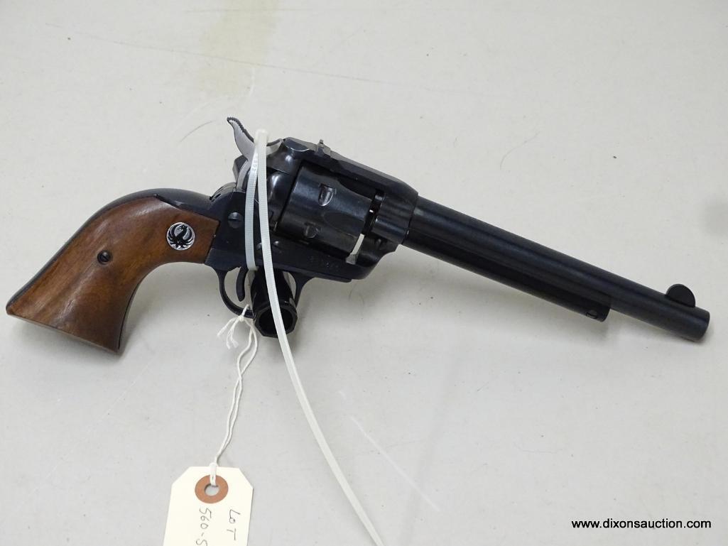 STURM RUGER SINGLE-SIX .22 CALIBER REVOLVER 6.5" BARREL, WITH THE ORIGINAL BOX AND INSTRUCTIONS'/N