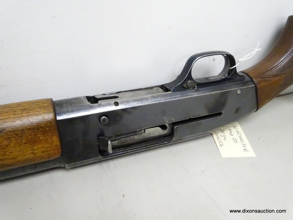 WINCHESTER MODEL 50, 20 GAUGE SEMI-AUTOMATIC SHOTGUN WITH IMPROVED CYLINDER. IN GOOD VINTAGE