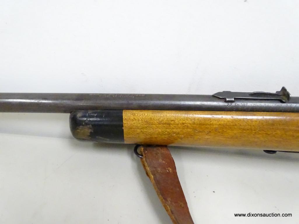 WARD'S WESTERN FIELD MODEL 85 - SB 85 - T A 22 CALIBER SEMI-AUTOMATIC RIFLE. THIS GUN WILL SHOOT