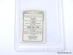 1939 MARY PICKFORD CIGARETTE CARD. ENCAPSULATED, GRADED NM / MINT - 7