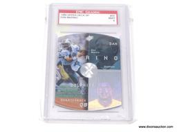 1998 UPPER DECK SP DAN MARINO TRADING CARD. ENCAPSULATED AND GRADED MINT 9.