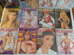 (S2) PLAYBOY MAGAZINES FROM 1983; FULL YEAR IN THIS LOT FROM JANUARY TO DECEMBER. COVER MODELS