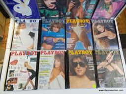 (S2) PLAYBOY MAGAZINES FROM 1987; 12 FULL ISSUES FROM JANUARY TO DECEMBER. SOME OF THE MOST ICONIC