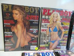 (S4) PLAYBOY MAGAZINES FROM 2009; THIS LOT INCLUDES JANUARY, FEBRUARY, MARCH, MAY, AND NOVEMBER.