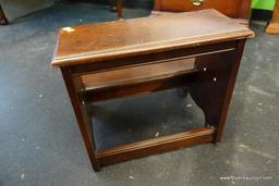 (R1) VINTAGE BEDSIDE STEP; 2-STEP UNIT MADE FROM SOLID MAHOGANY, IDEAL FOR GETTING A LITTLE BOOST OR