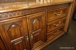 (R1) AMERICAN DREW DRESSER AND MIRRORS; BEAUTIFUL AMERICAN DREW 6 DRAWER DRESSER, ALSO FEATURES A