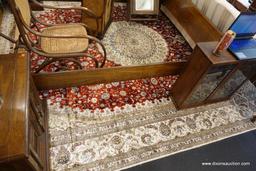 (WIN) GORGEOUS LARGE PERSIAN RUG; STUNNING PERSIAN DETAILS, MOST NOTABLE IS THE LARGE CENTER