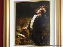 (MUSIC RM) FRAMED OIL ON CANVAS- STEPHEN CHARLES SHORTRIDGE ROMANTIC IMPRESSIONIST PAINTING-