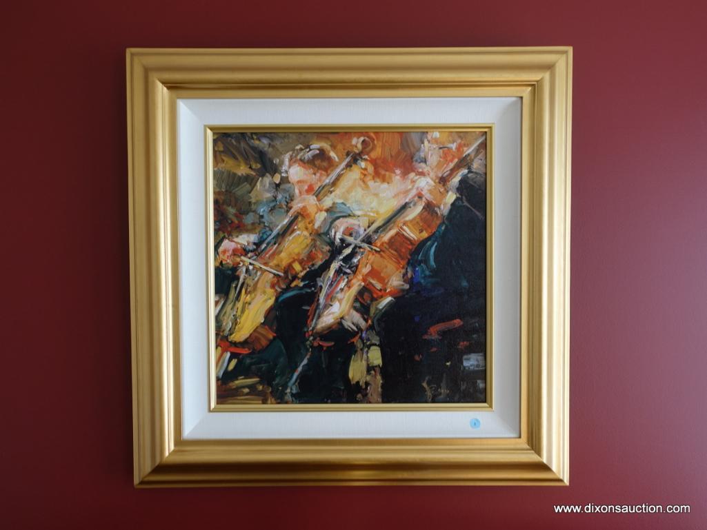 (MUSIC RM) FRAMED OIL ON CANVAS-STEPHEN CHARLES SHORTRIDGE ROMANTIC IMPRESSIONIST PAINTING (ARTIST