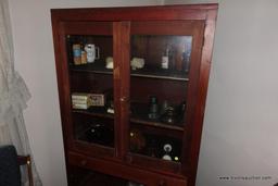 PRIMITIVE CHINA CABINET