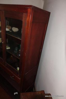 PRIMITIVE CHINA CABINET