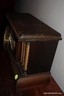 WOODEN MANTLE CLOCK