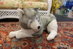 PLUSH LIFE-SIZE HUSKY PUPPY