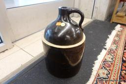 VINTAGE BROWN GLAZED JUG