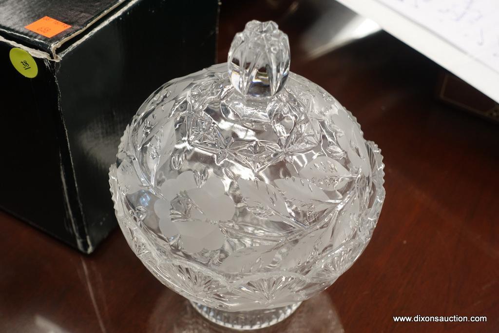 CRYSTAL DOMED CANDY DISH