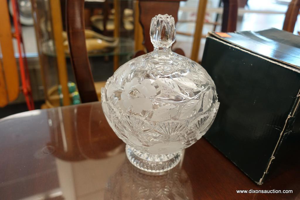 CRYSTAL DOMED CANDY DISH