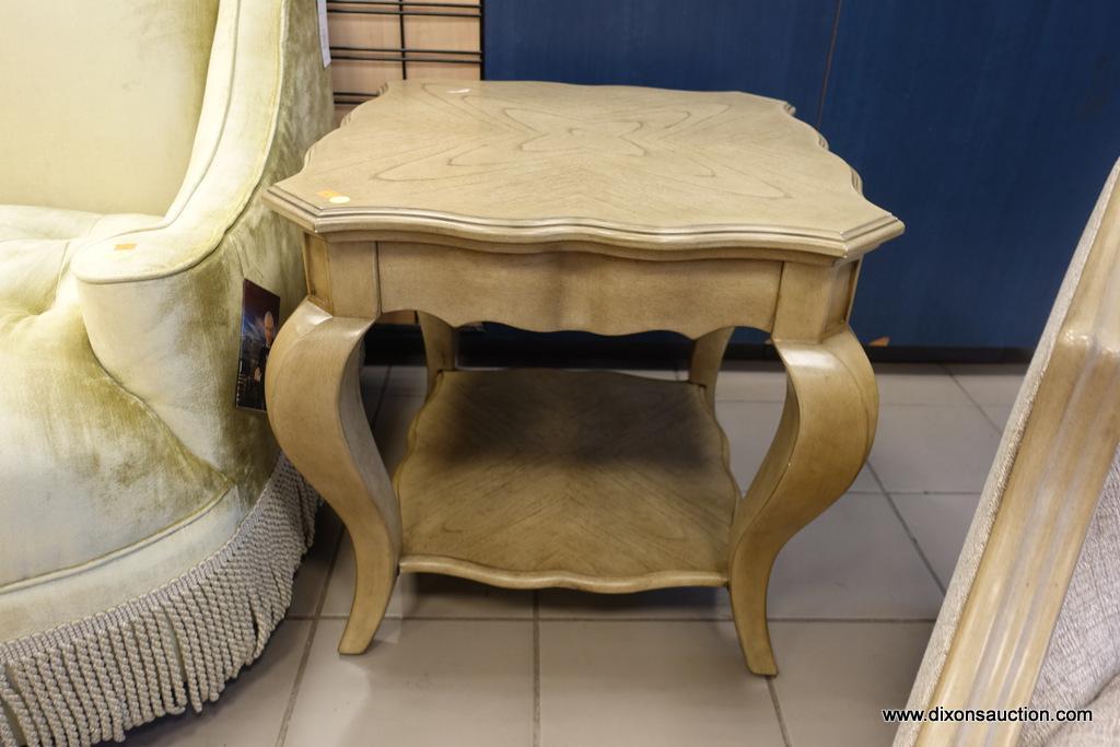 LIGHT WOOD FINISH CONSOLE TABLE