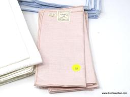 (DR) ASSORTED PINK/WHITE LINENS LOT