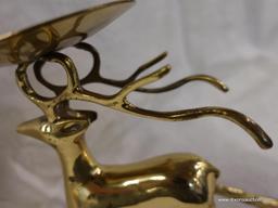 (DIS)BRASS DEER CANDLE HOLDER