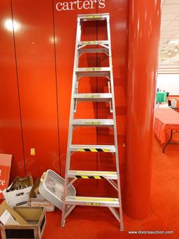 (LD) WERNER DUTY-MASTER 8 FT ALUMINUM LADDER