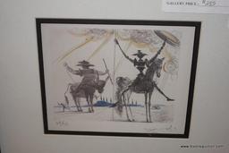 SALVADOR DALI "DON QUIXOTE & SAN PEDRO"