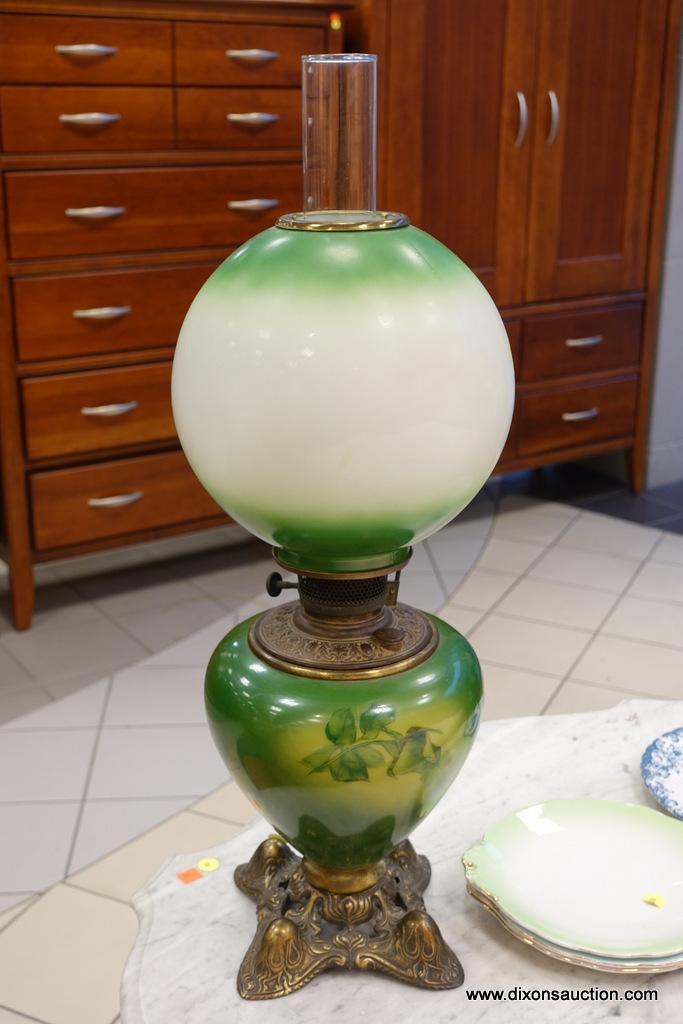 VINTAGE HAND PAINTED LAMP