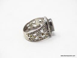 .925 LADIES RING, SIZE 7 1/2