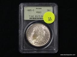 1885-o PCGS MS63