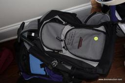 (MLR) ASSORTED BACKPACKS LOT; TOTAL OF 4, MADE BY OGIO, ADIDAS, AND OTHERS. COLORS INCLUDE BLACK,