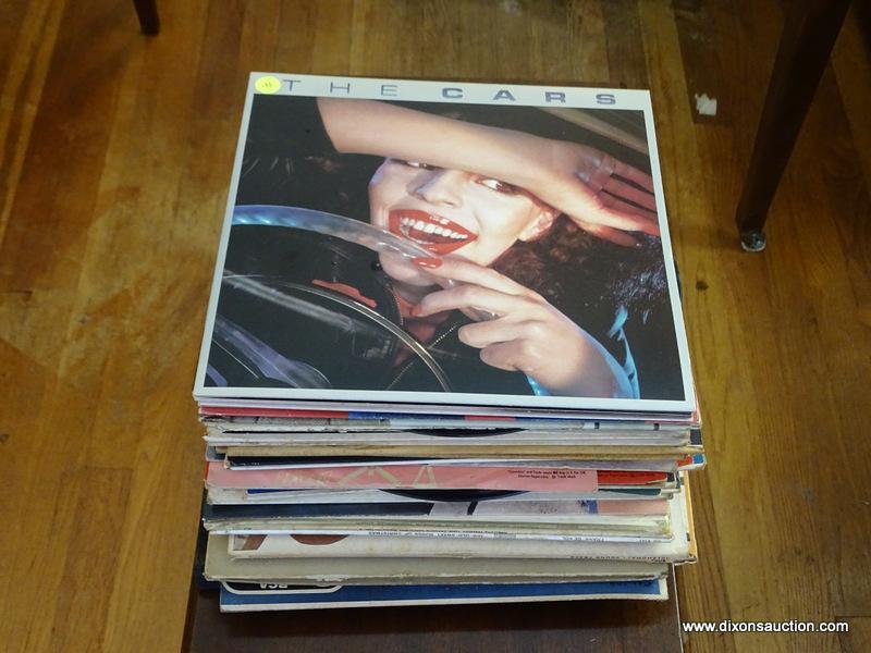 (LR) LOT OF VINTAGE 33 RPM RECORDS- BRUCE SPRINGSTEEN, TINA TURNER, PERRY COMO, DEAN MARTIN, THE