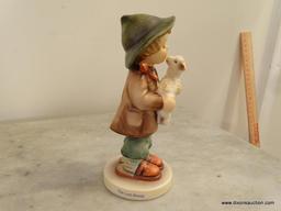 (LRM) 6"H GOEBEL HUMMEL FIGURINE -BOY HOLDING LAMB