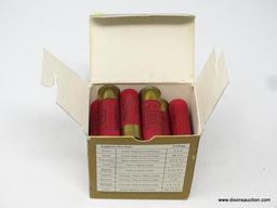 12 GAUGE AMMO; FEDERAL BUFFERED SHOT 3 INCH SUPER MAGNUM. 12 GAUGE, 1 5/8 OZ SHOT, 6 SHOT. 3 INCHES,