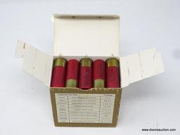 12 GAUGE AMMO; FEDERAL BUFFERED SHOT, 2 3/4 IN SUPER MAGNUM. 12 GAUGE, 1 1/2 OZ SHOT, 6 SHOT, 2 3/4