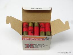 12 GAUGE AMMO; WINCHESTER SUPER-X LONG RANGE. 12 GAUGE, 2 3/4 INCHES, 7 1/2 SHOT, 1 1/4 OZ SHOT. 3