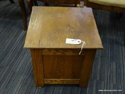 ANTIQUE COMMODE/TOILET BOX; LATE 19TH CENTURY INDOOR POTTY, USED IN DAYS PAST BY WELL-OFF CITIZENS