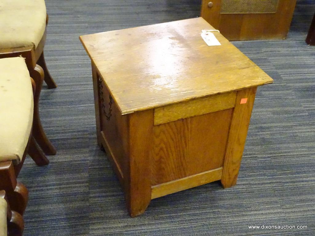 ANTIQUE COMMODE/TOILET BOX; LATE 19TH CENTURY INDOOR POTTY, USED IN DAYS PAST BY WELL-OFF CITIZENS