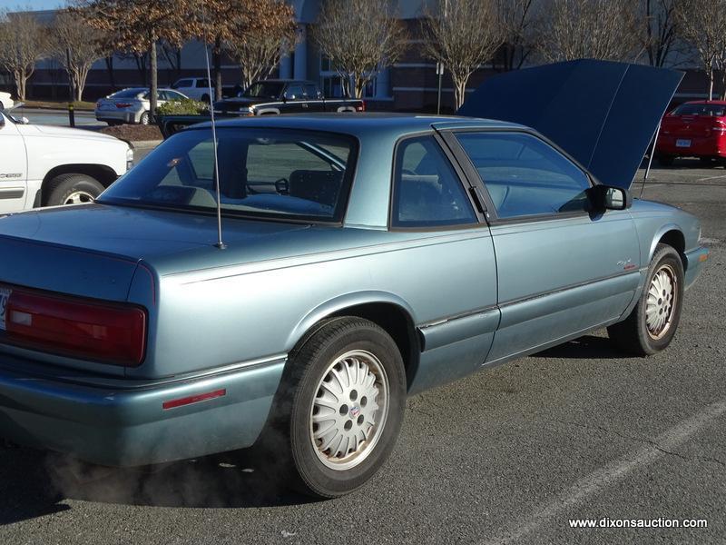 1995 BUICK REGAL 2-DOOR SEDAN; VEHICLE IDENTIFICATION NUMBER (VIN): 2G4WB12L8S1503439. ODOMETER: