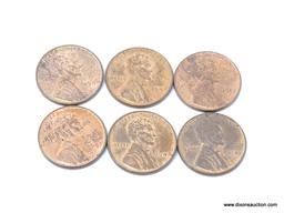 LOT OF BU LINCOLN CENTS TO INCLUDE: 1941, 1947, (3) 1948 & 1952.