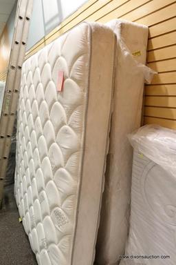 SERTA KING MATTRESS; MEDIUM FIRM SERTA KING SIZE MATTRESS WITH PLUSH TOP. MODEL # 500658442-2060