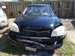 2008 BLACK KIA OPTIMA LX; VIN KNAGE123185229103. THIS VEHICLE WAS IN AN ACCIDENT ON INTERSTATE 95.