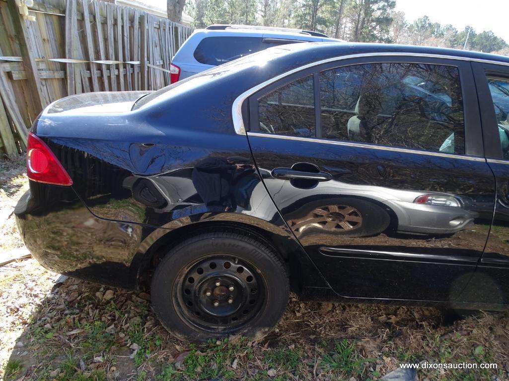 2008 BLACK KIA OPTIMA LX; VIN KNAGE123185229103. THIS VEHICLE WAS IN AN ACCIDENT ON INTERSTATE 95.