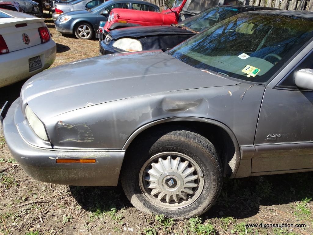 1996 SILVER BUICK REGAL CUSTOM; VIN 2G4WB52K1T1497838. 3.8 LITER ENGINE. 151,314 MILES. THIS VEHICLE